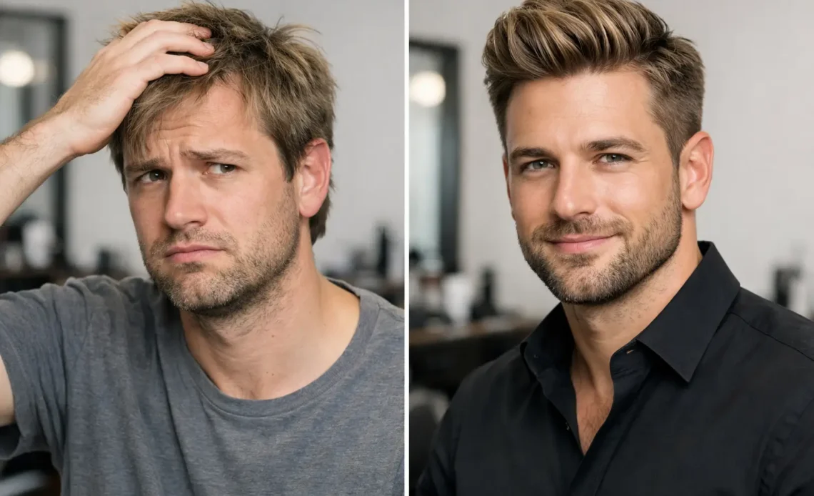 Dirty blonde hair for men