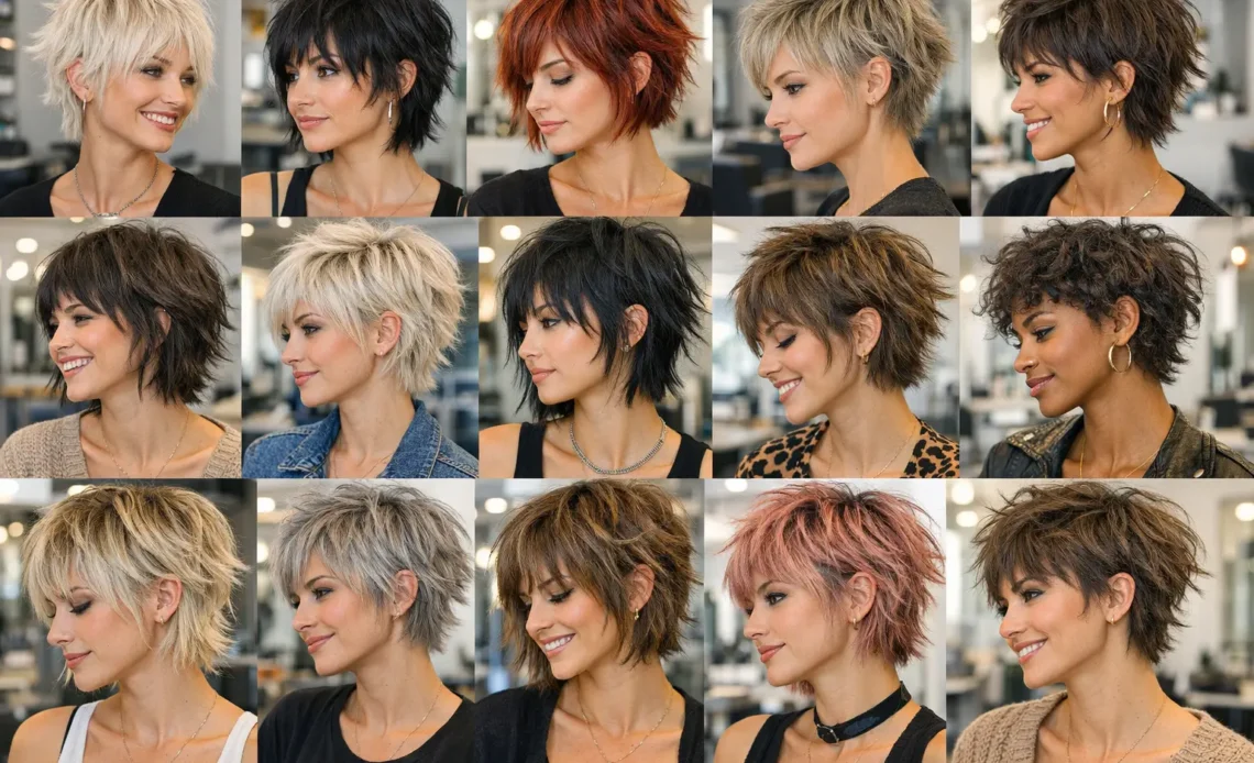 short shaggy haircuts