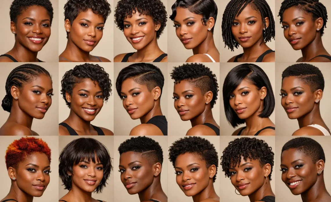 short hairstyles for black women