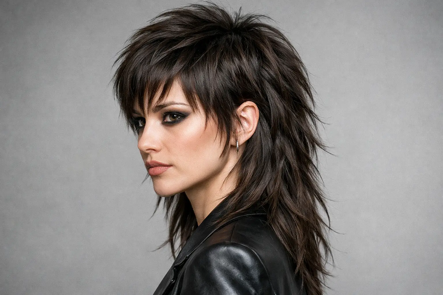 Choppy Layered Mullet