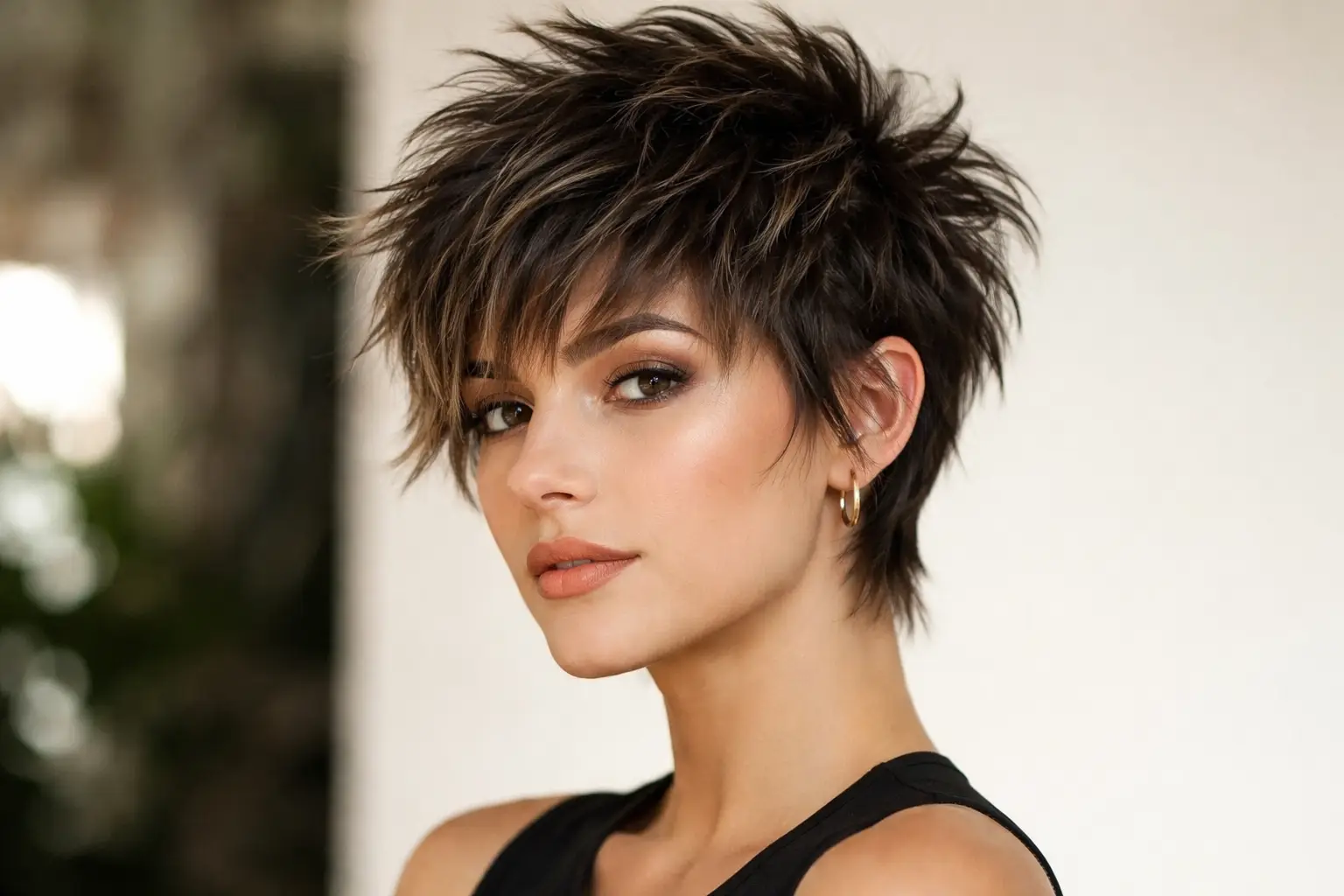 Classic Choppy Pixie Shag