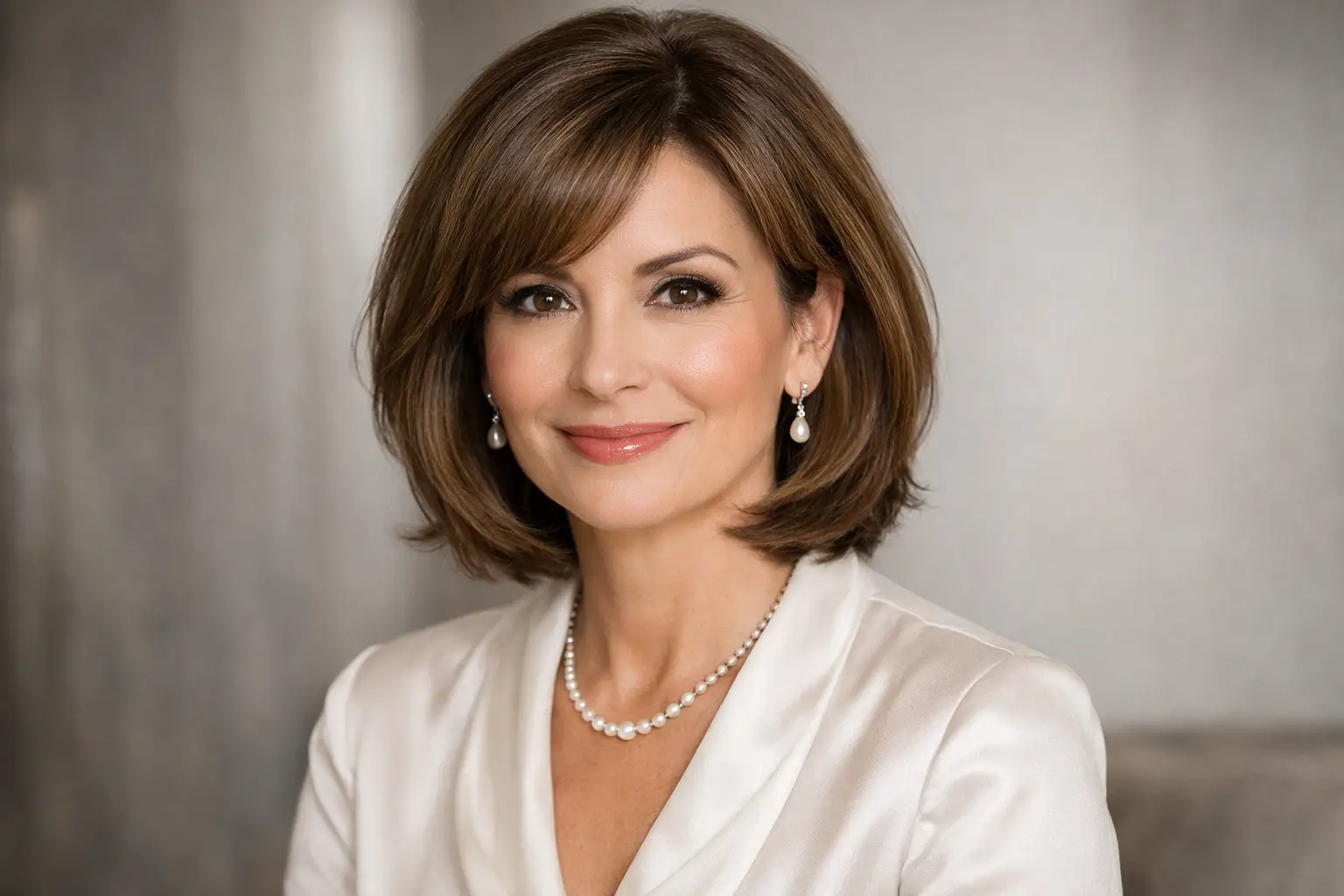 Collar-Length Bob with Soft Layers