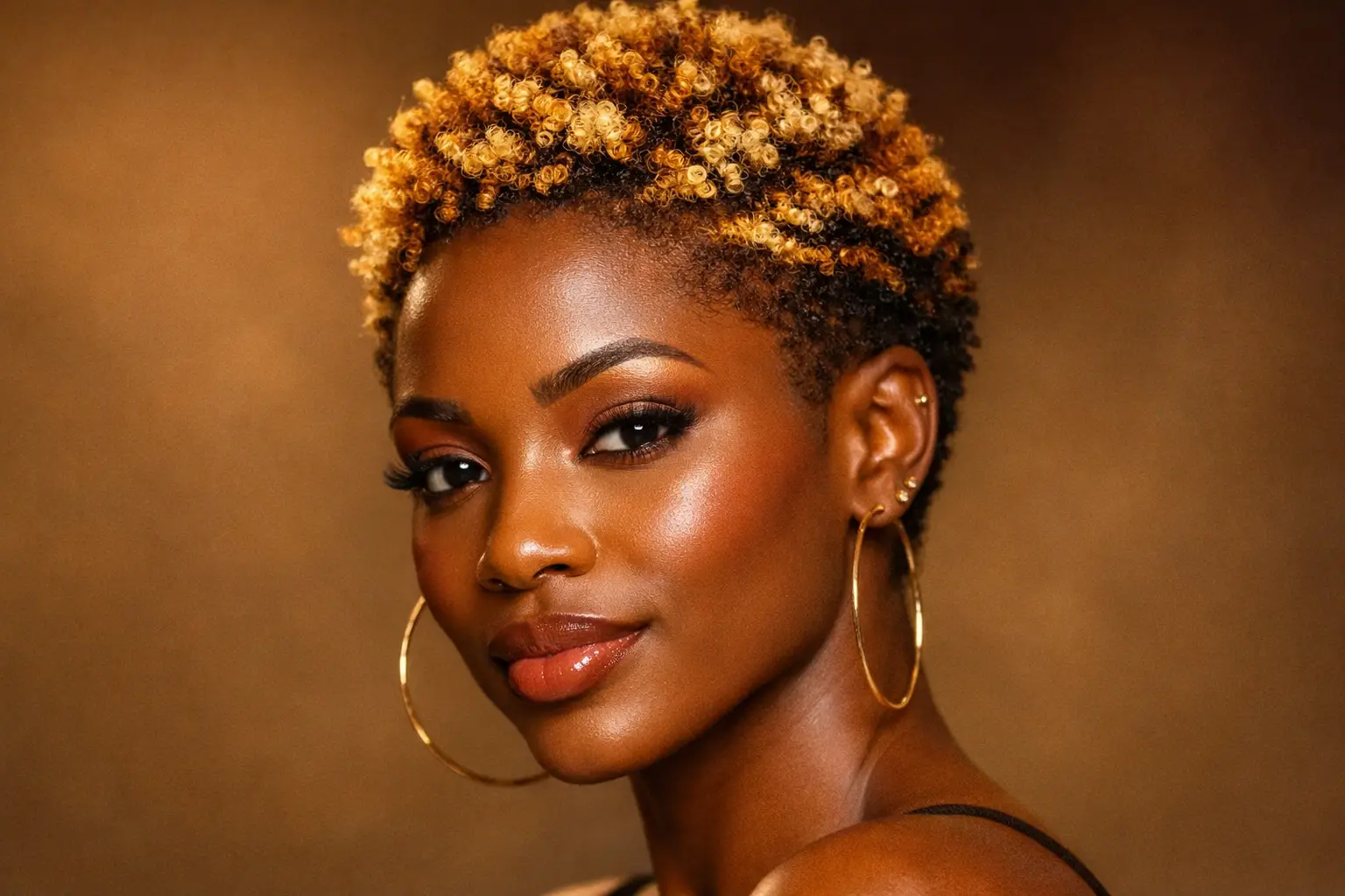 Color on Short Natural Hair