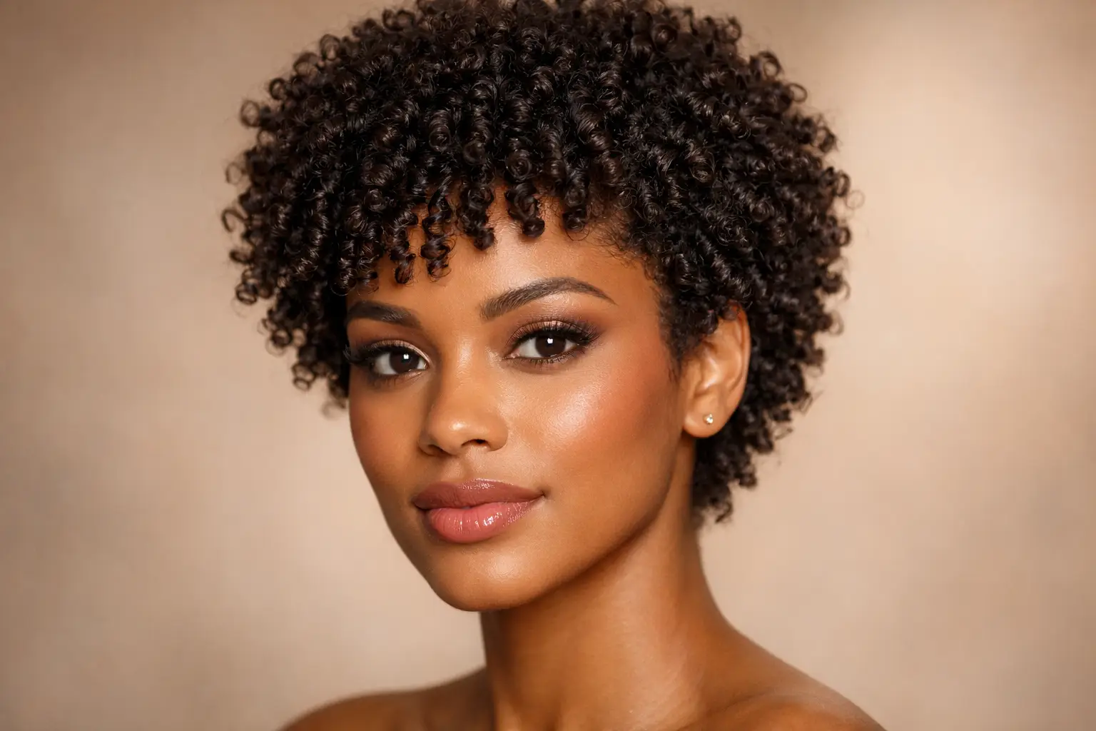 Defined Short Curls