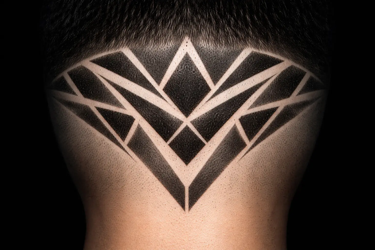Geometric Shaved Design Undercut