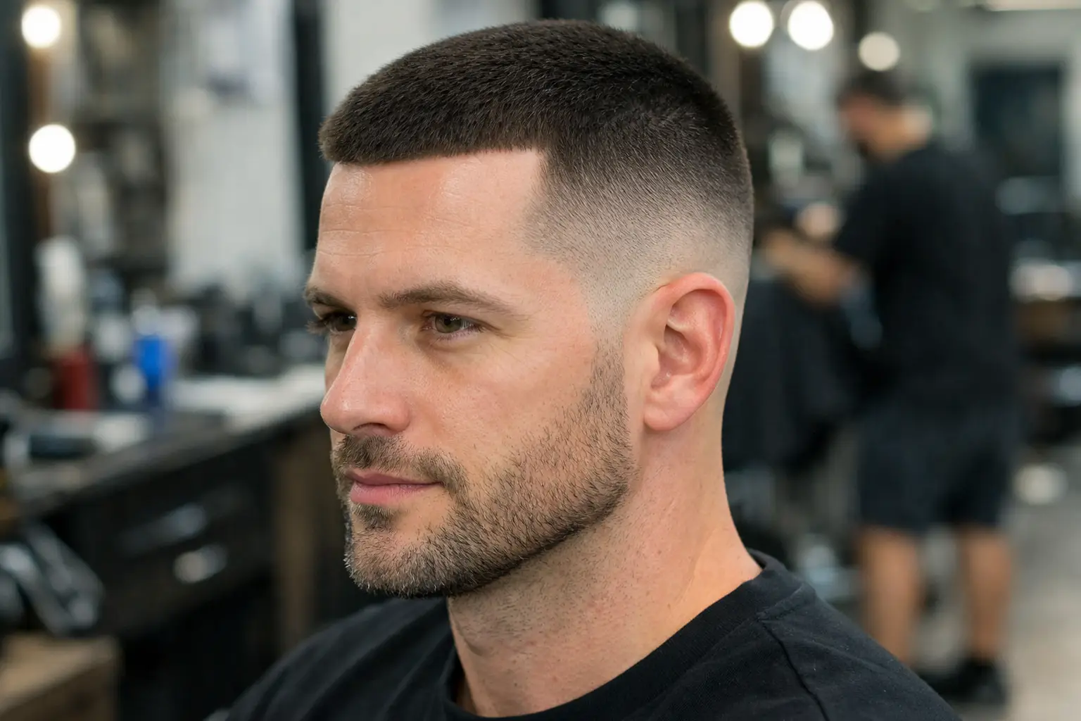 Number 4 with Mid Fade