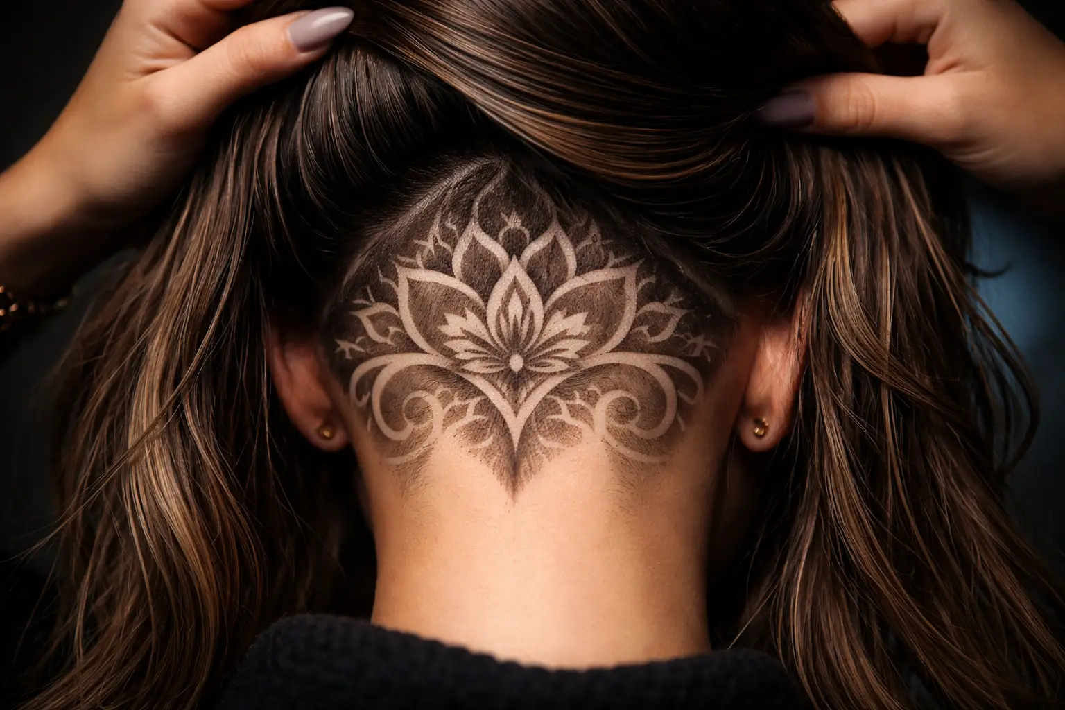 Peek-a-Boo Undercut with Patterns