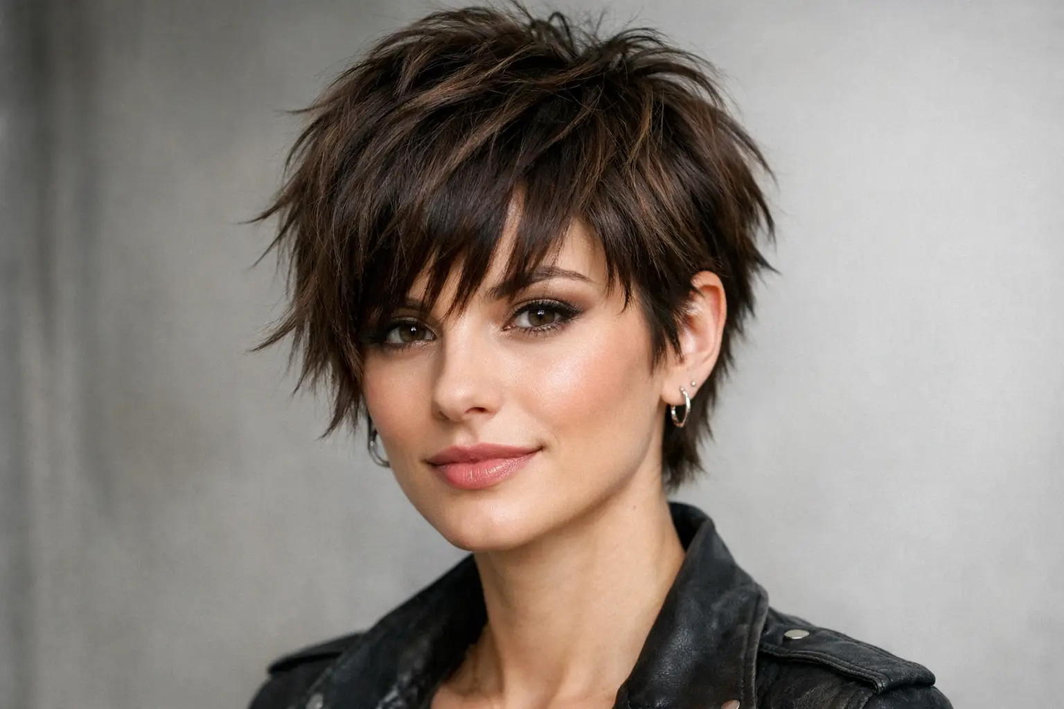 Shaggy Pixie with Textured Fringe