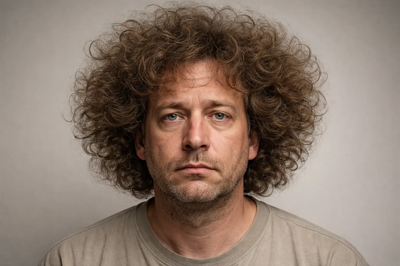 The Fluffy, Unshaped Perm or Processed Wave