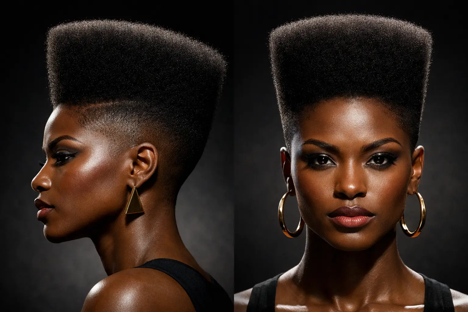 The High Top Fade with Natural Crown
