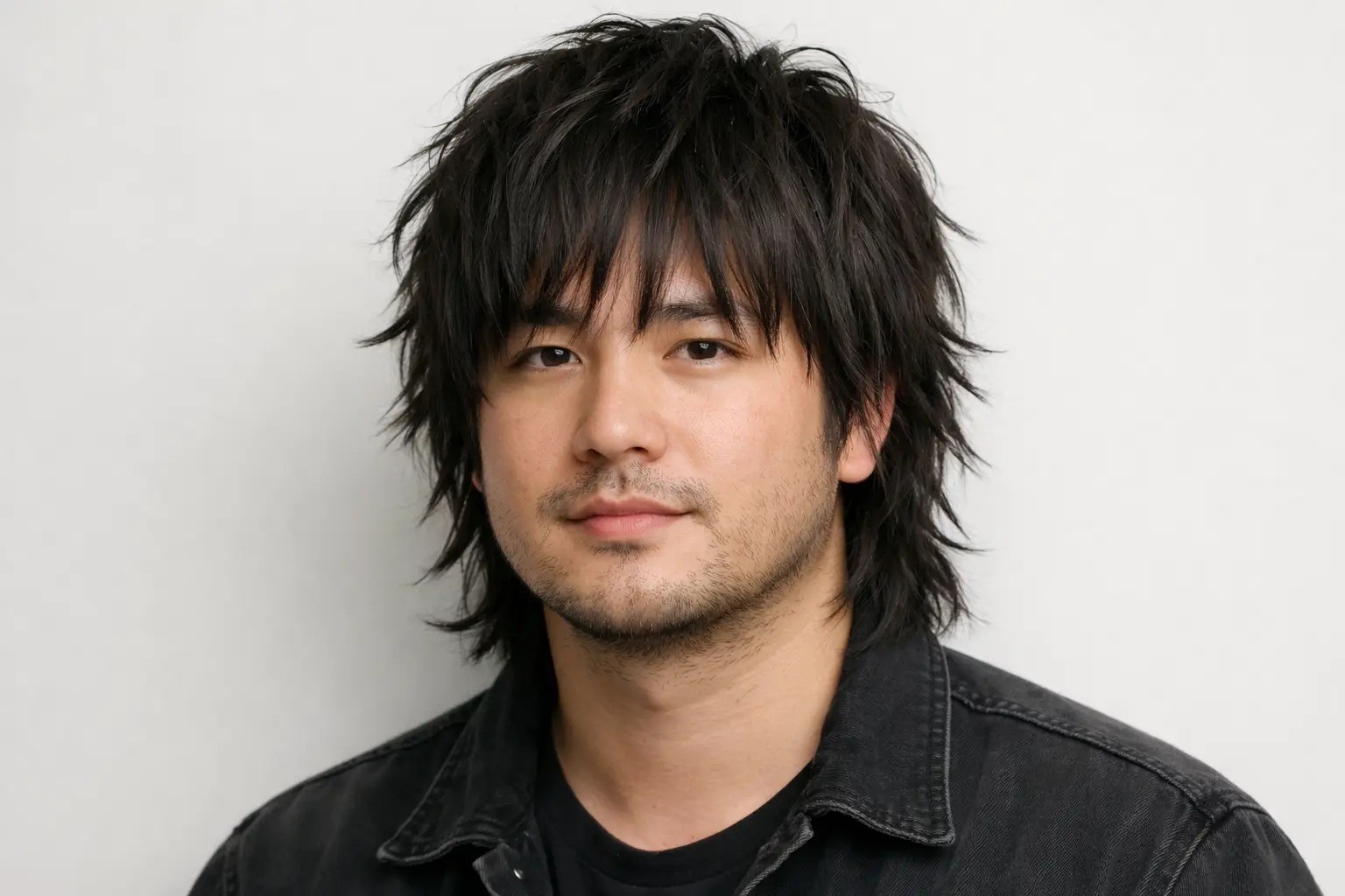 The Layered Shag for Round Faces