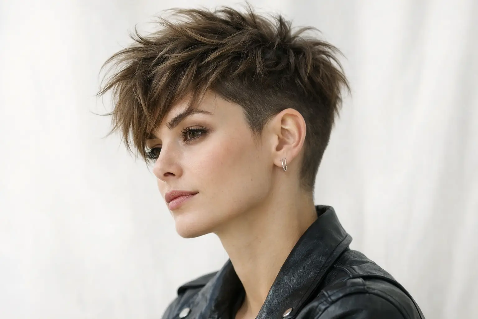 The Messy Tousled Pixie with Undercut