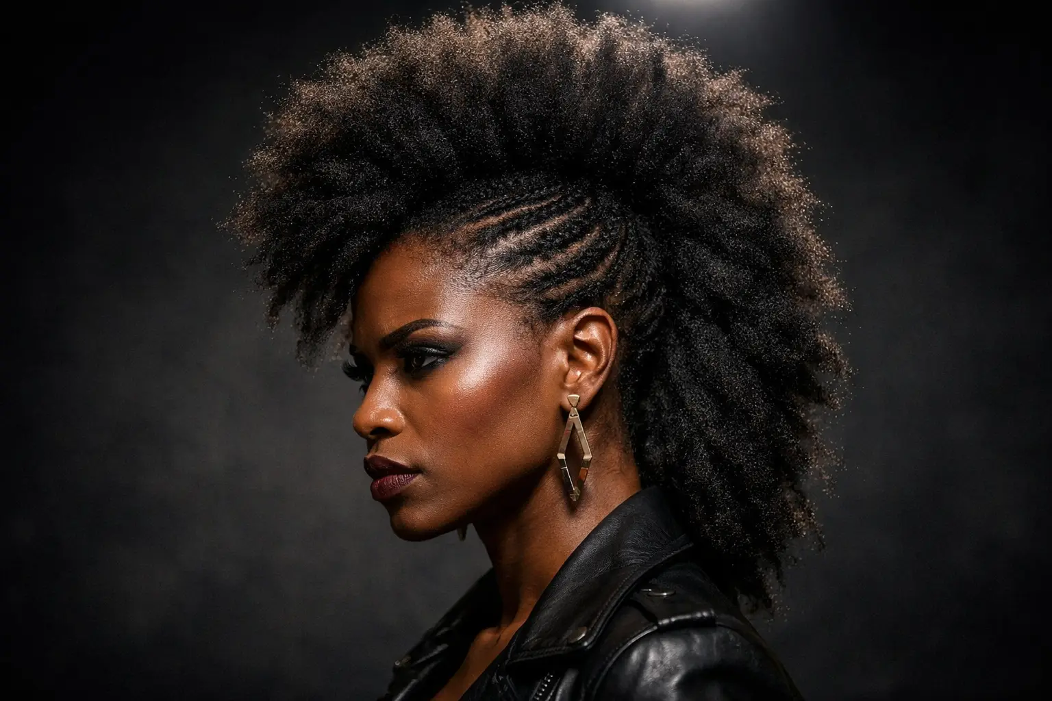 The Natural Hair Mohawk