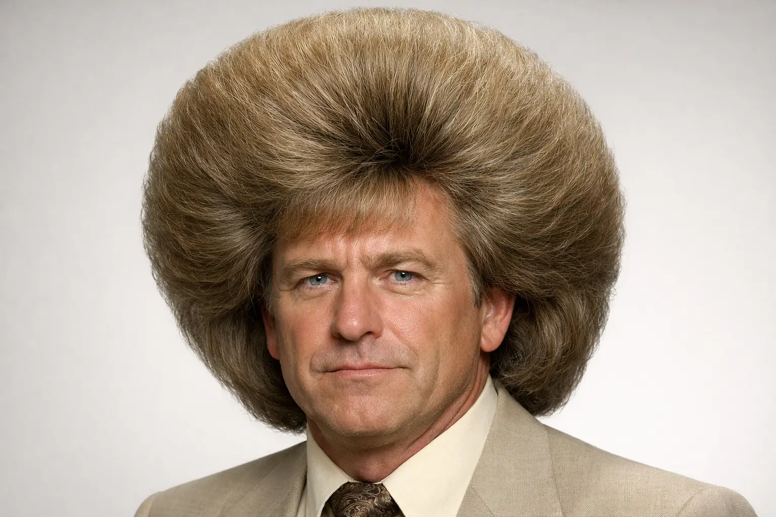 The Overly Blowdried Bouffant