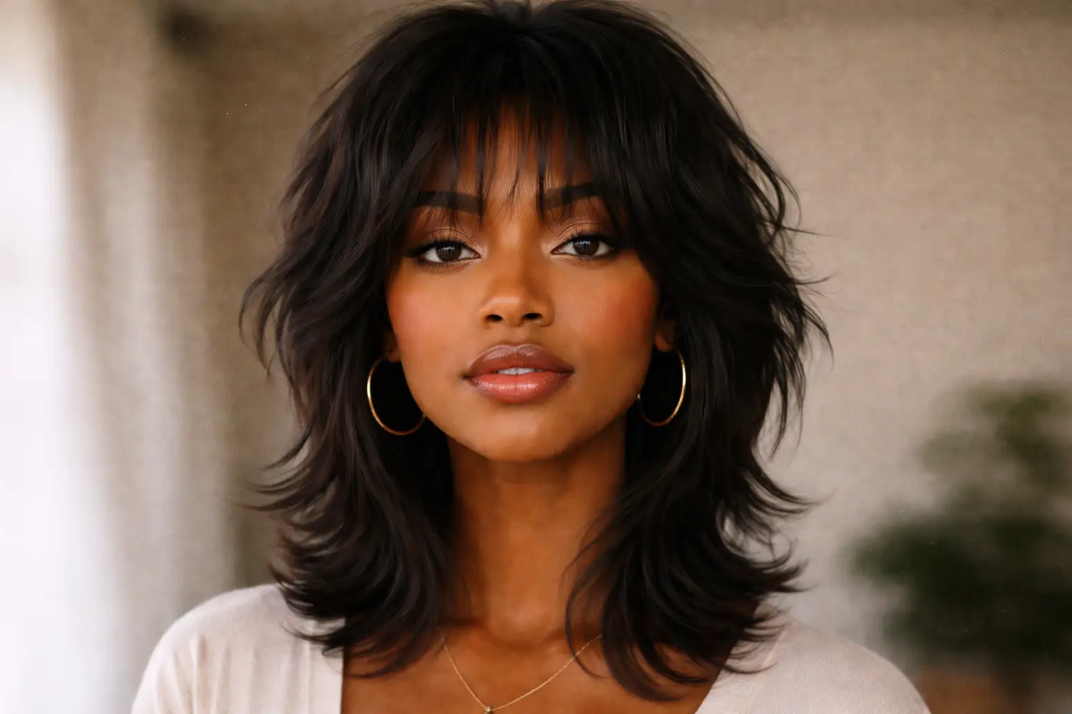 The Short Shag with Bangs