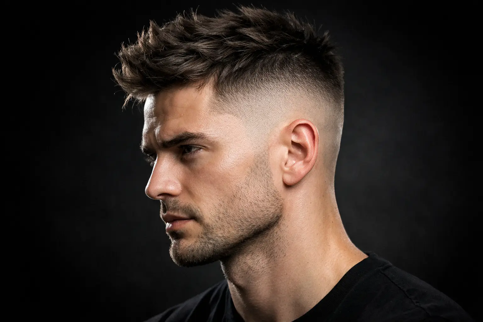 The Skin Fade with Textured Top