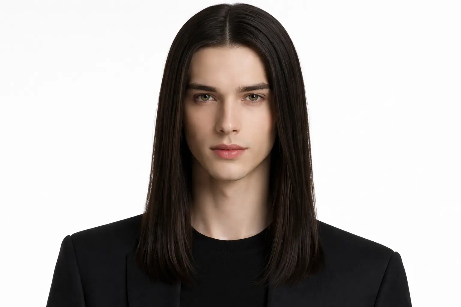The Sleek Straight Long Cut for Oblong and Long Faces