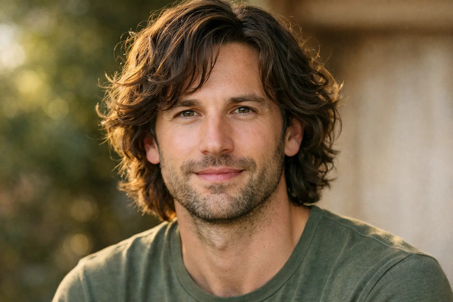 The Wavy Medium Long Cut for Oblong Faces