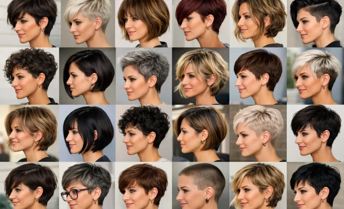 short hairstyles for thick hair
