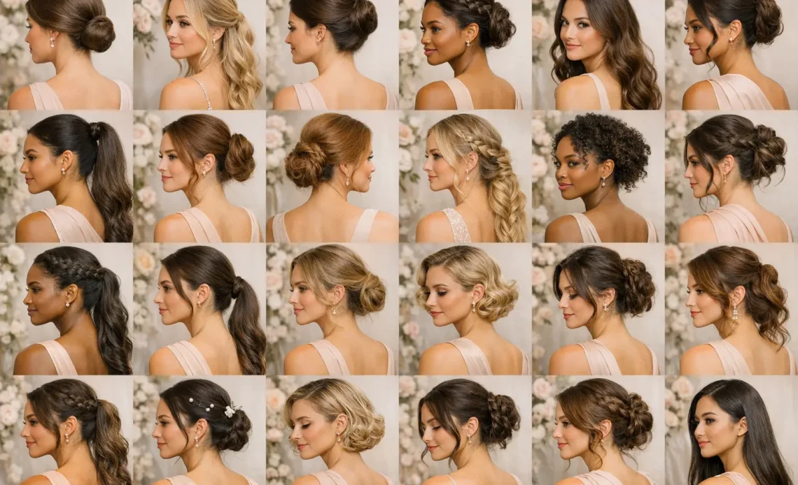 bridesmaid hairstyles
