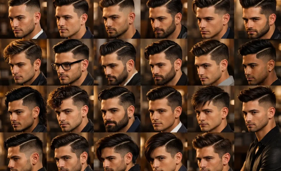 side parted hairstyles for men