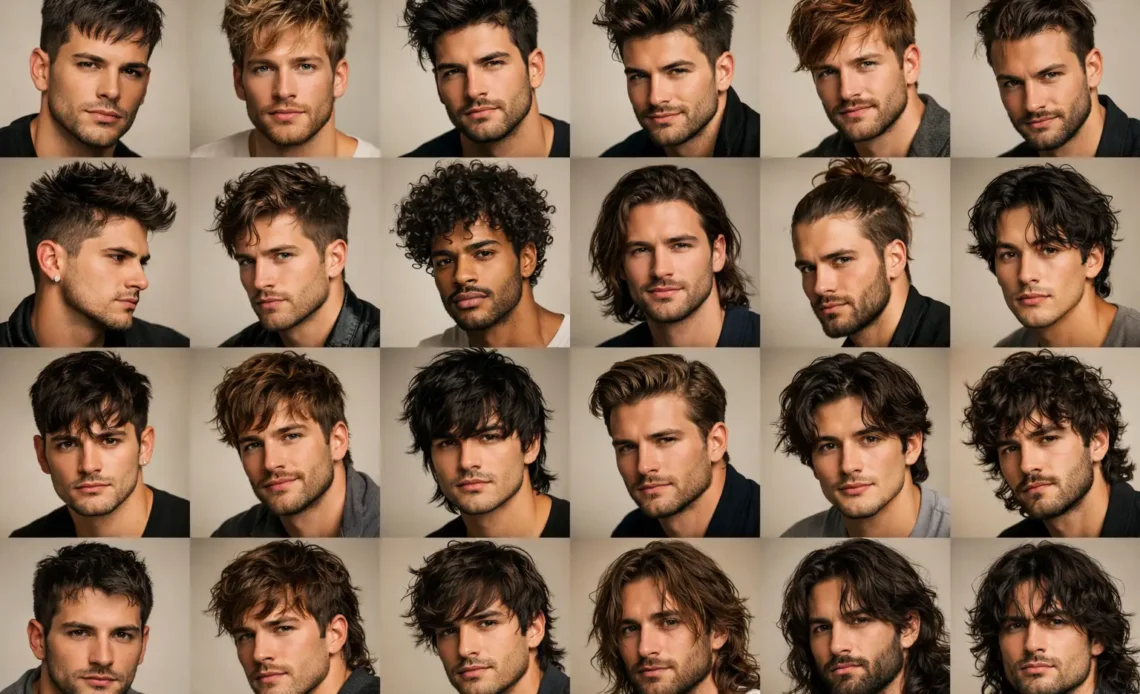 messy hairstyles for men