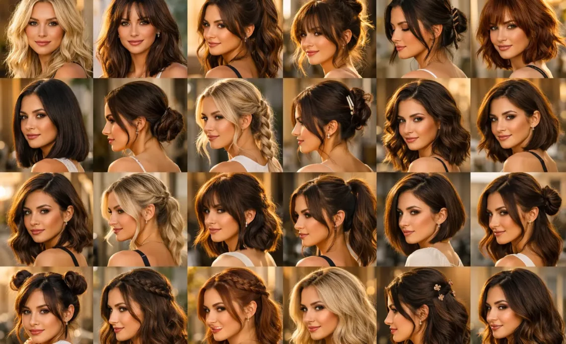 cute hairstyles for medium hair