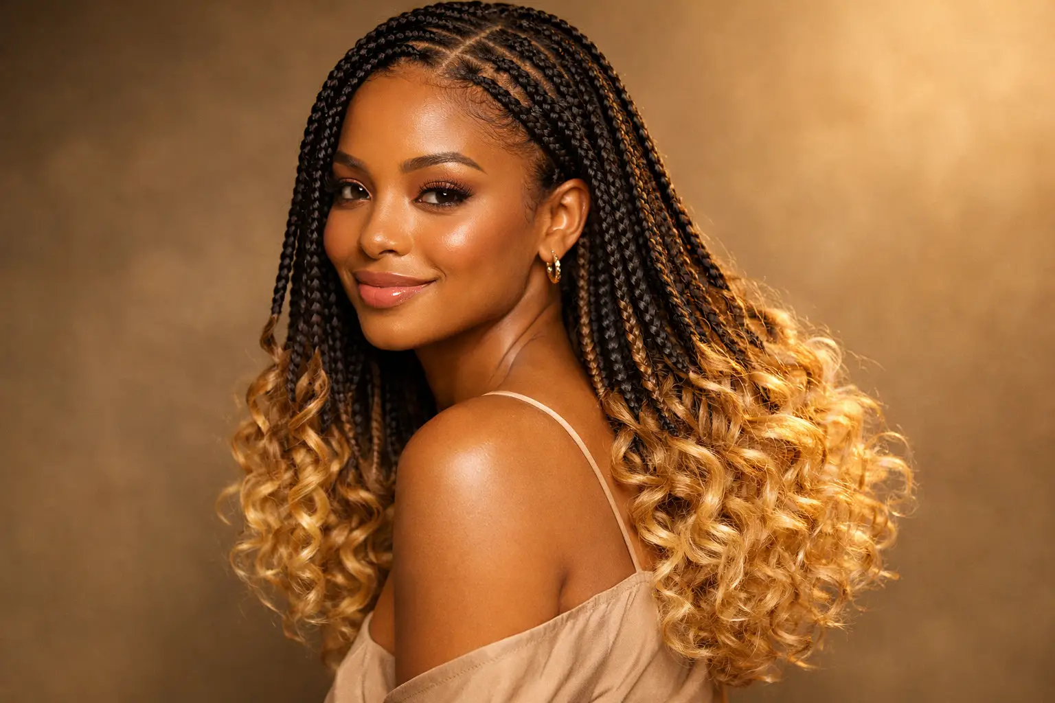 Braids with Curly Ends