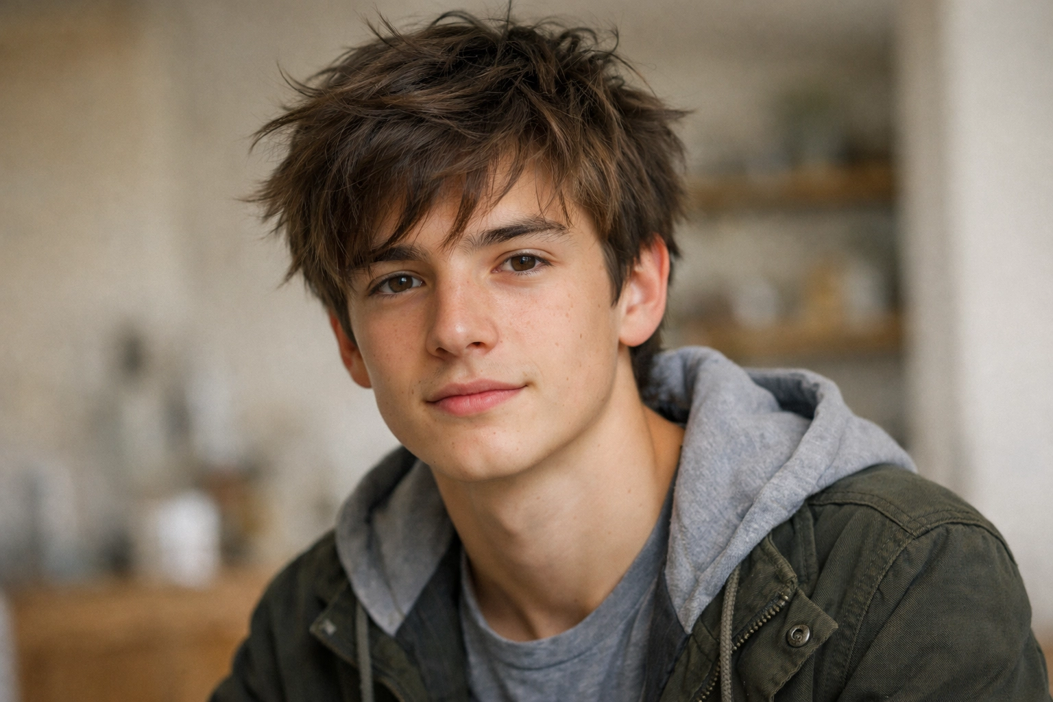 Casual Tousled Hairstyle