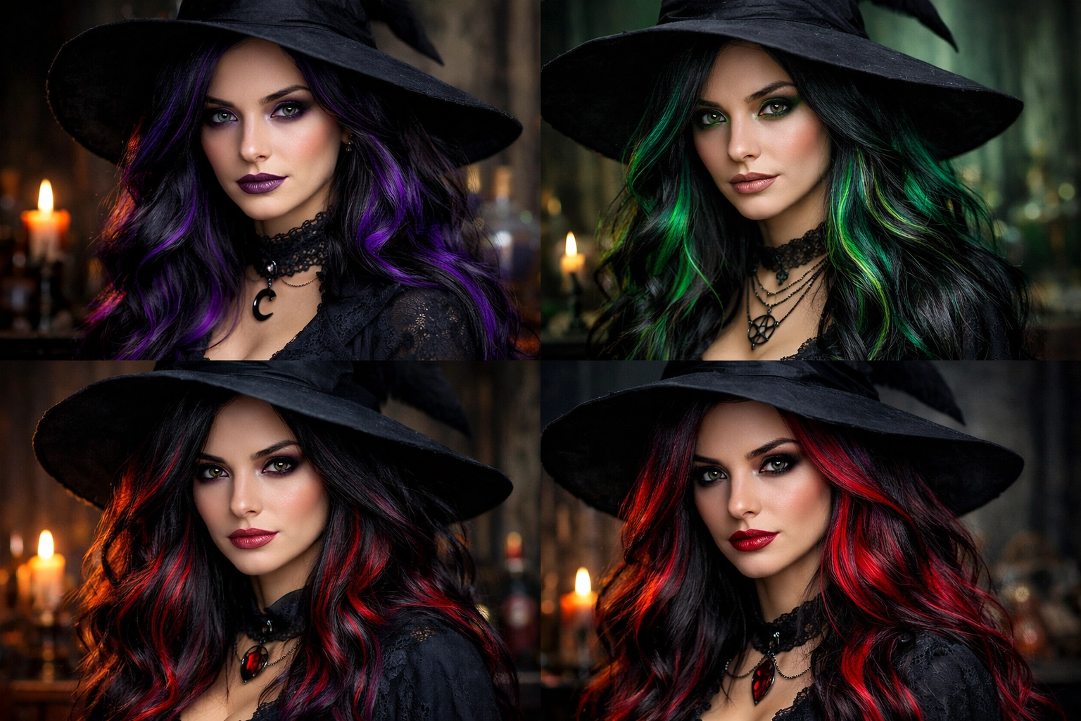 Colored Witch Hair Ideas