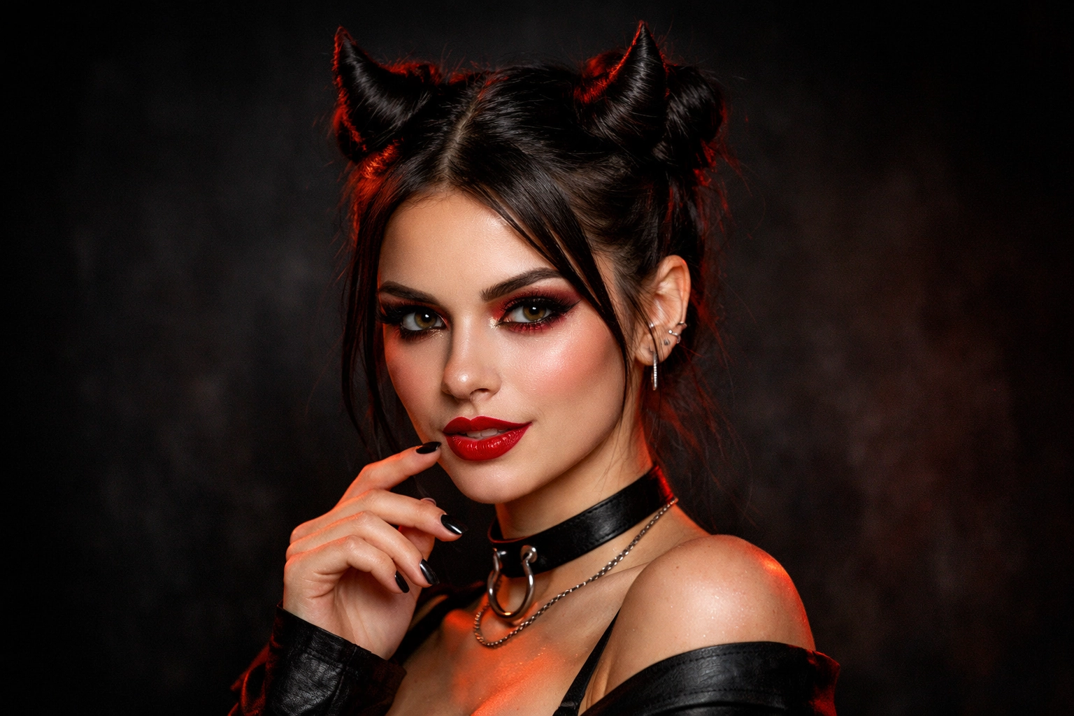 Devil Horn Hair Style