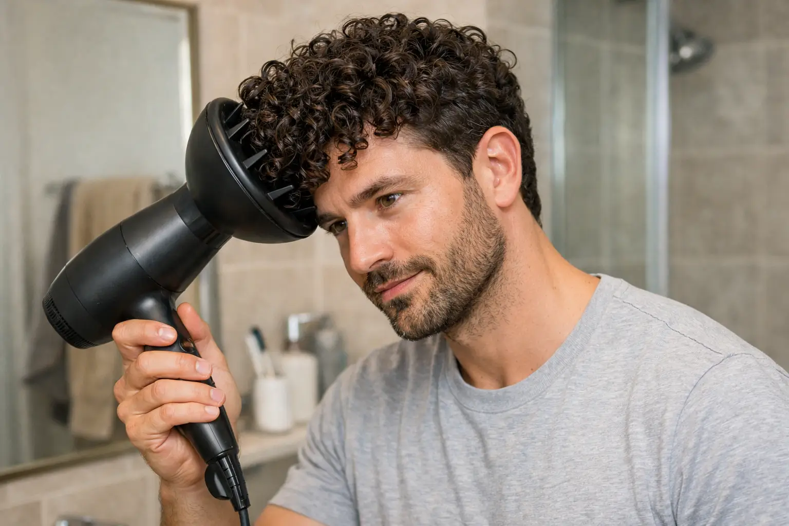 Drying Techniques for Defined Curls