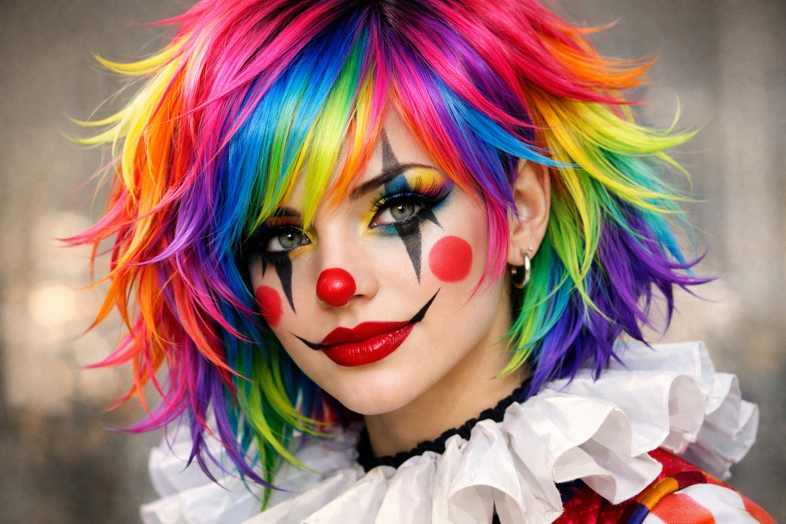 Funky Layered Color Hair