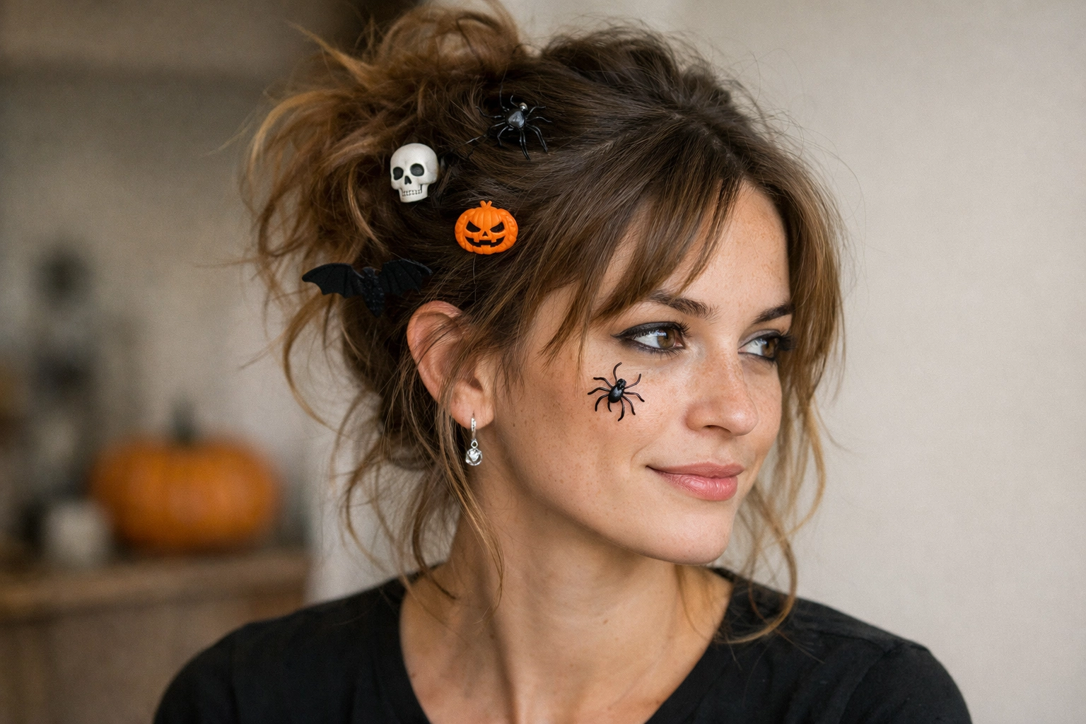 Last Minute Easy Halloween Hair