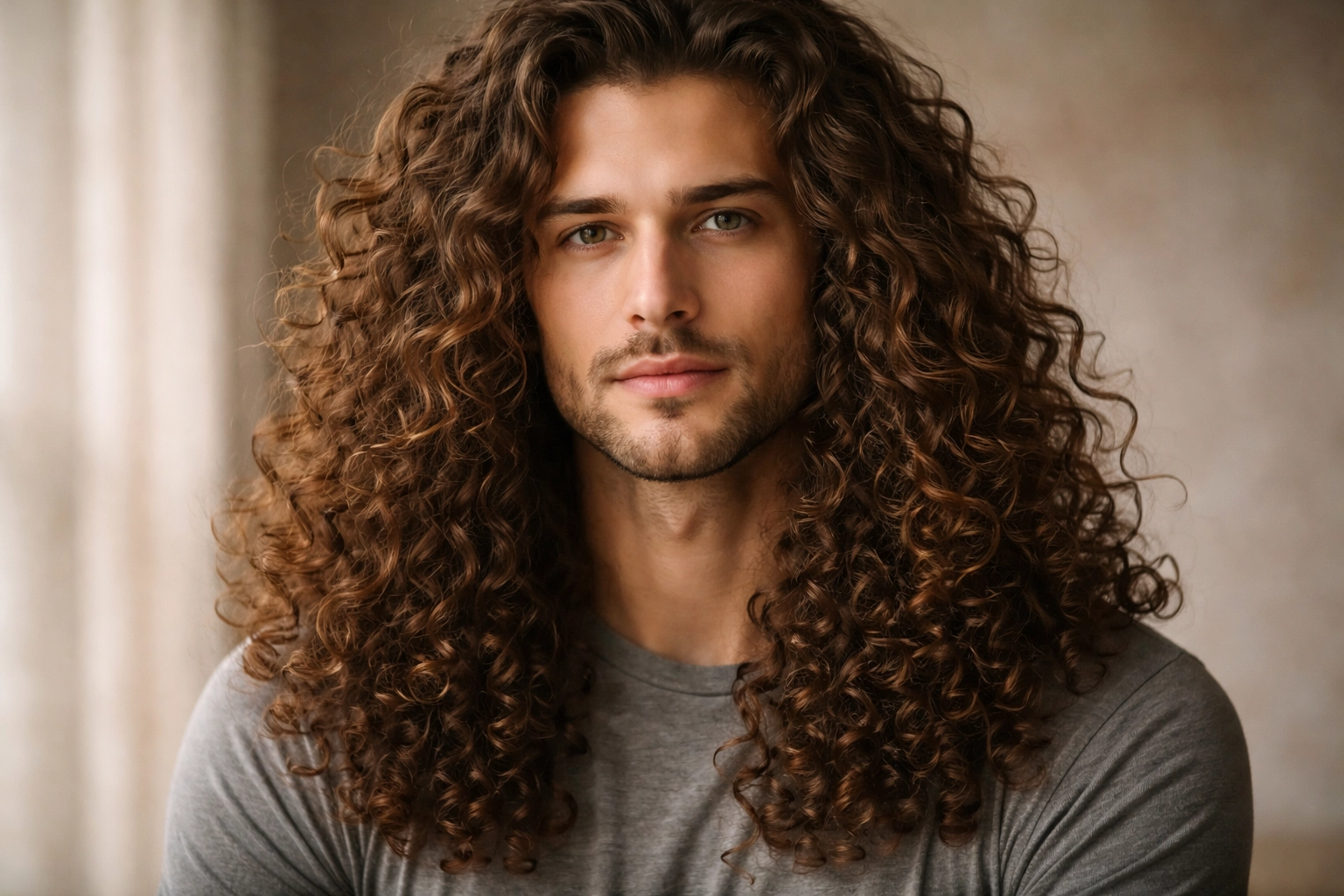 Long Curly Hair