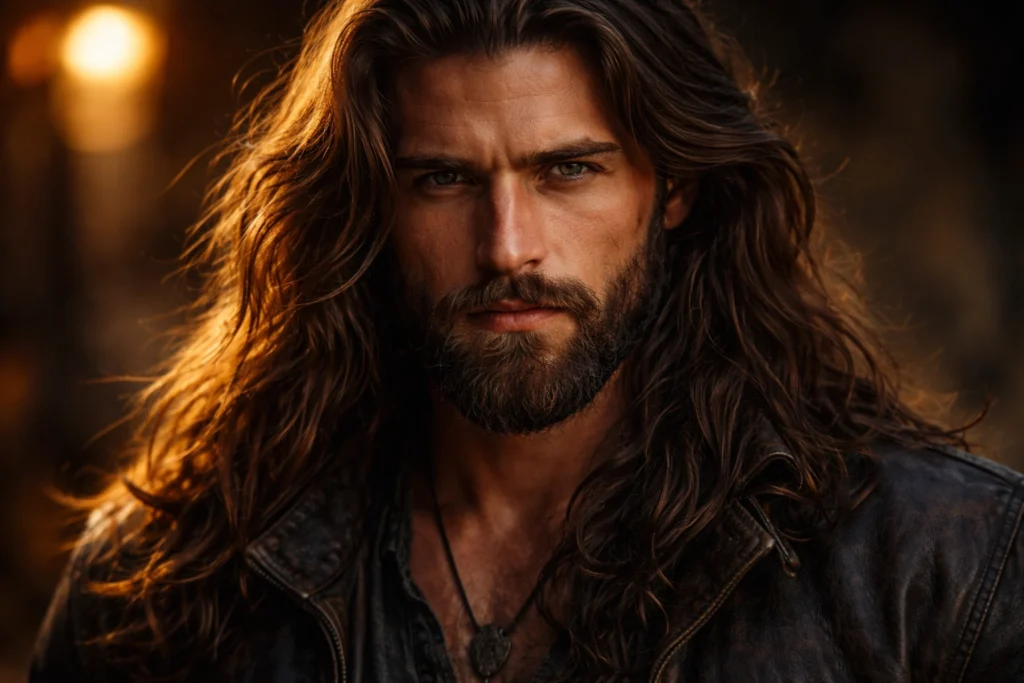 Long Hair with Beard