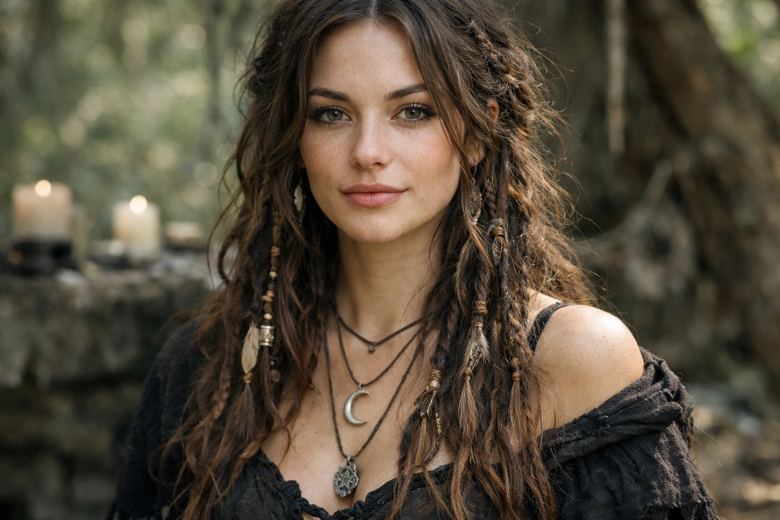 Loose Boho Witch Braids