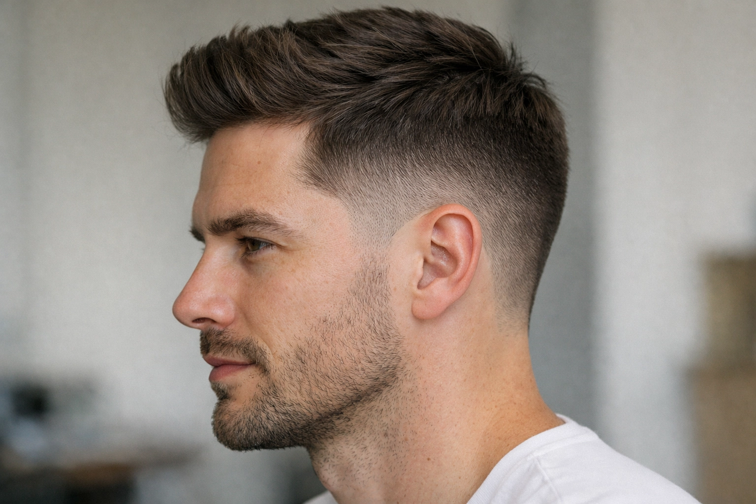 Low Fade Undercut Look
