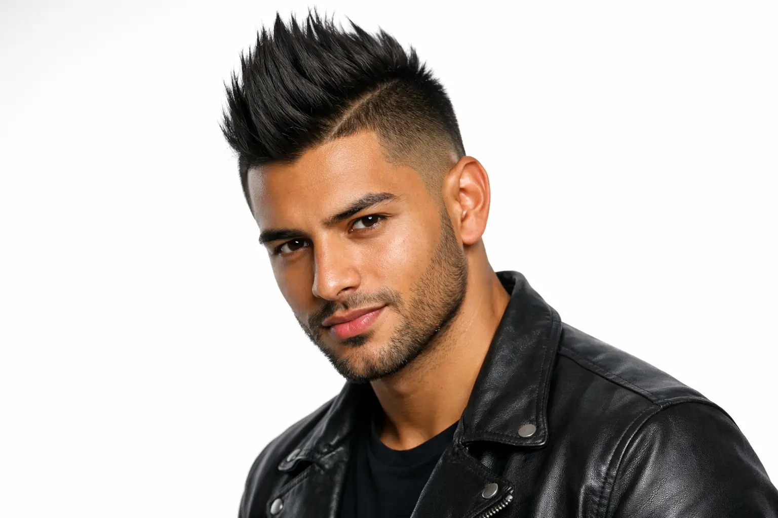 Low Fade with Faux Hawk