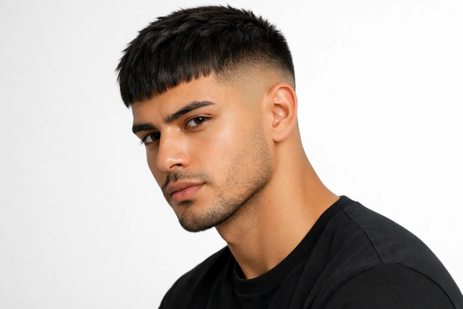 Low Fade with French Crop