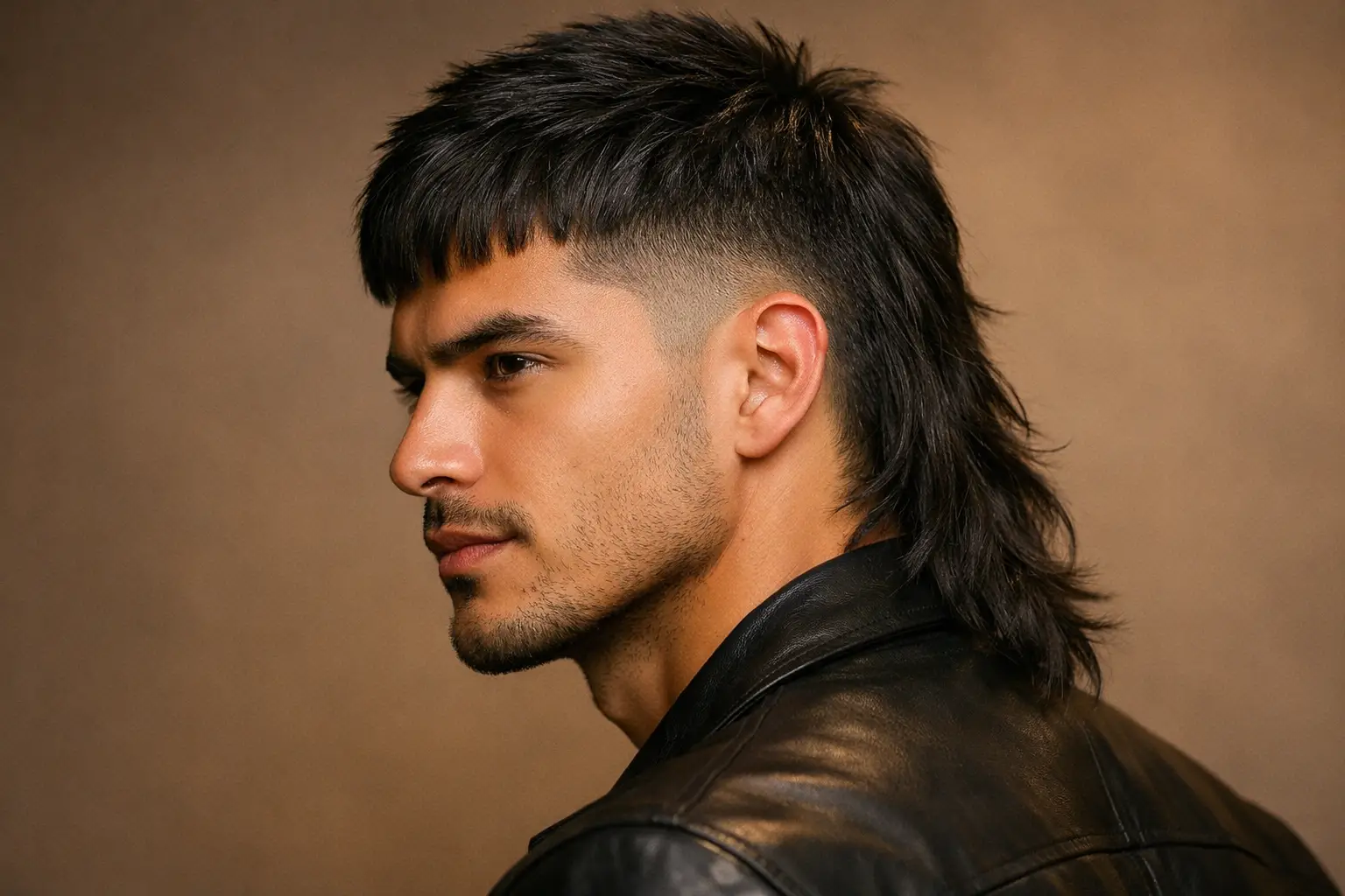 Low Fade with Modern Mullet