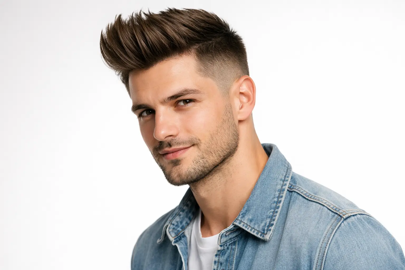 Low Fade with Quiff