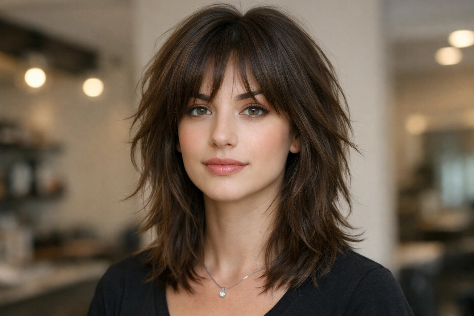 Medium Length Wolf Cut