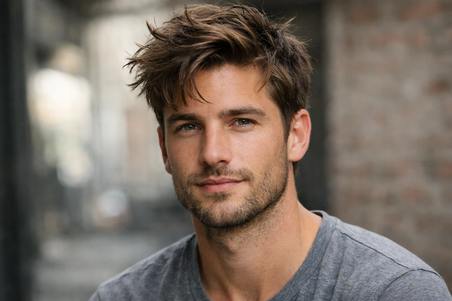 Messy Short Flow Look