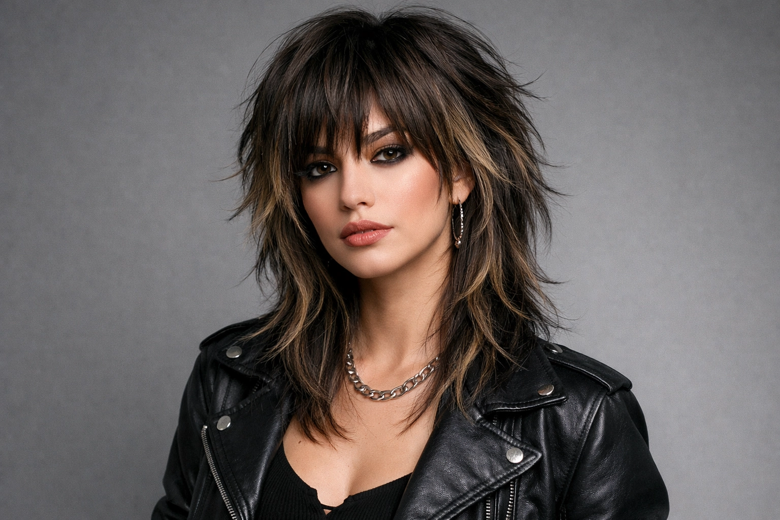 Modern Wolf Cut Trend Look