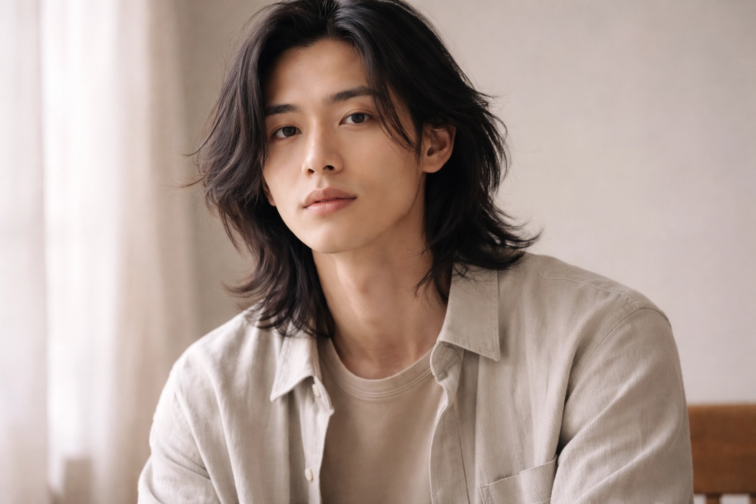 Natural Straight Flow Style