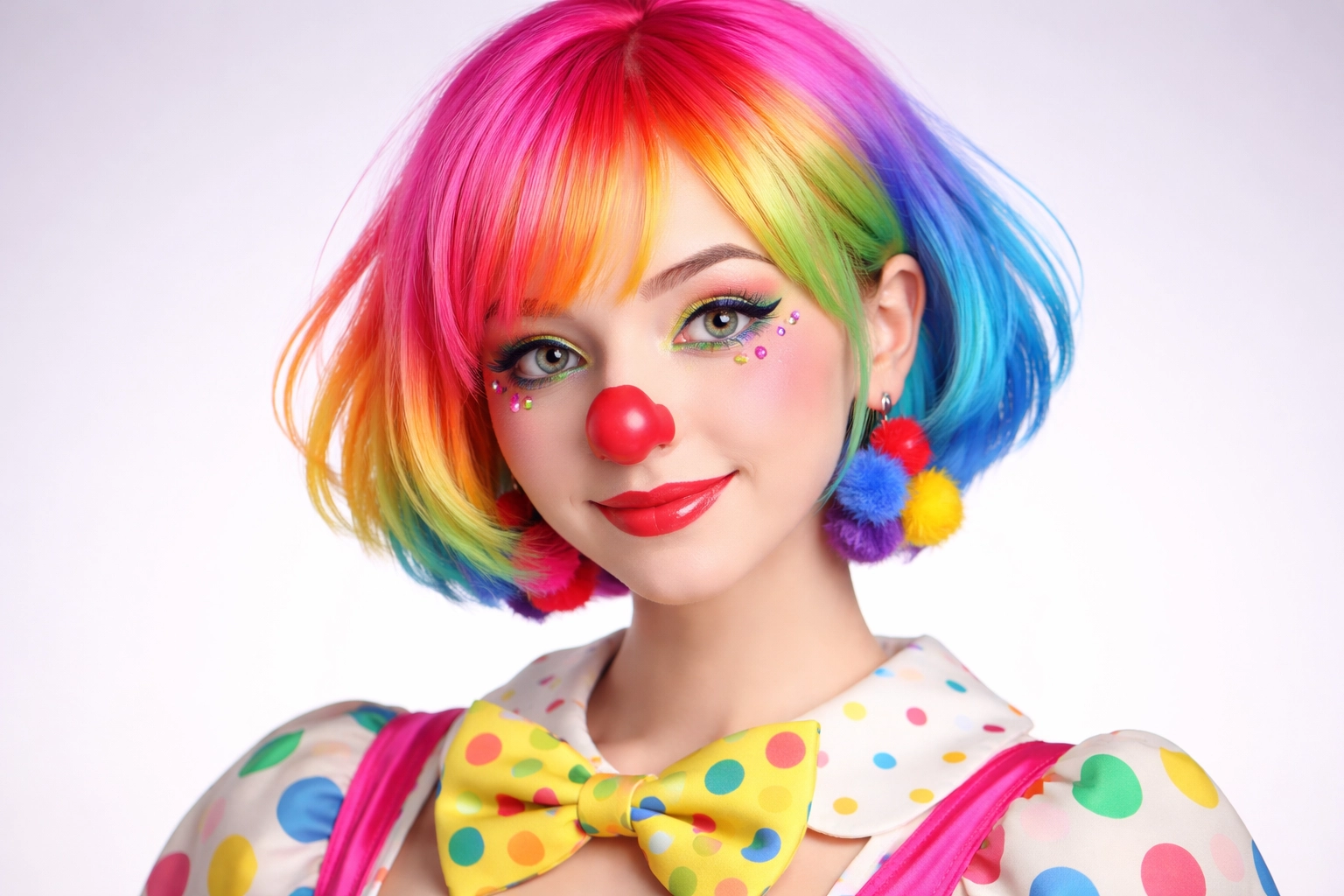 Short Colorful Bob Style