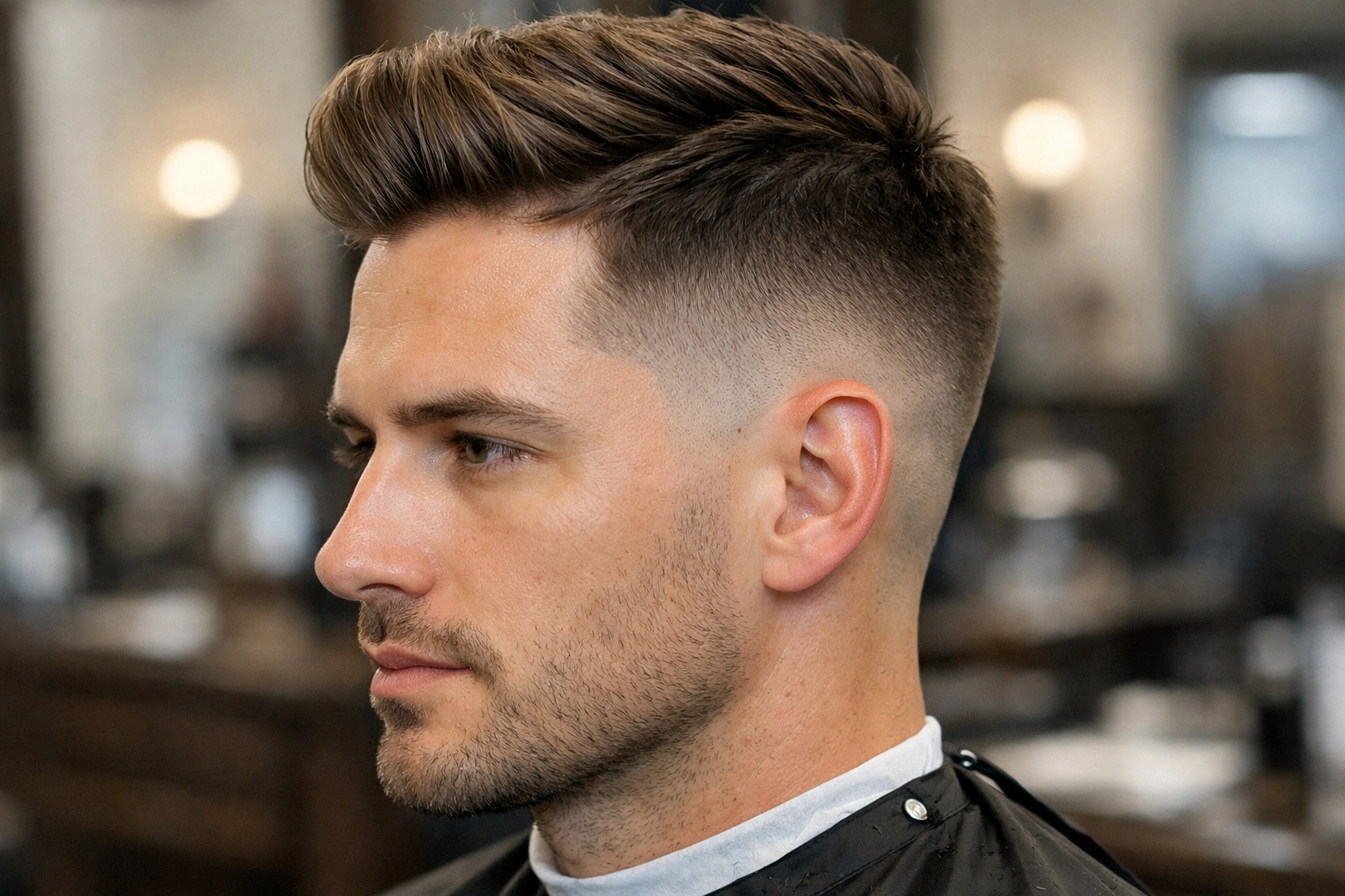 Short Flow with Fade Sides