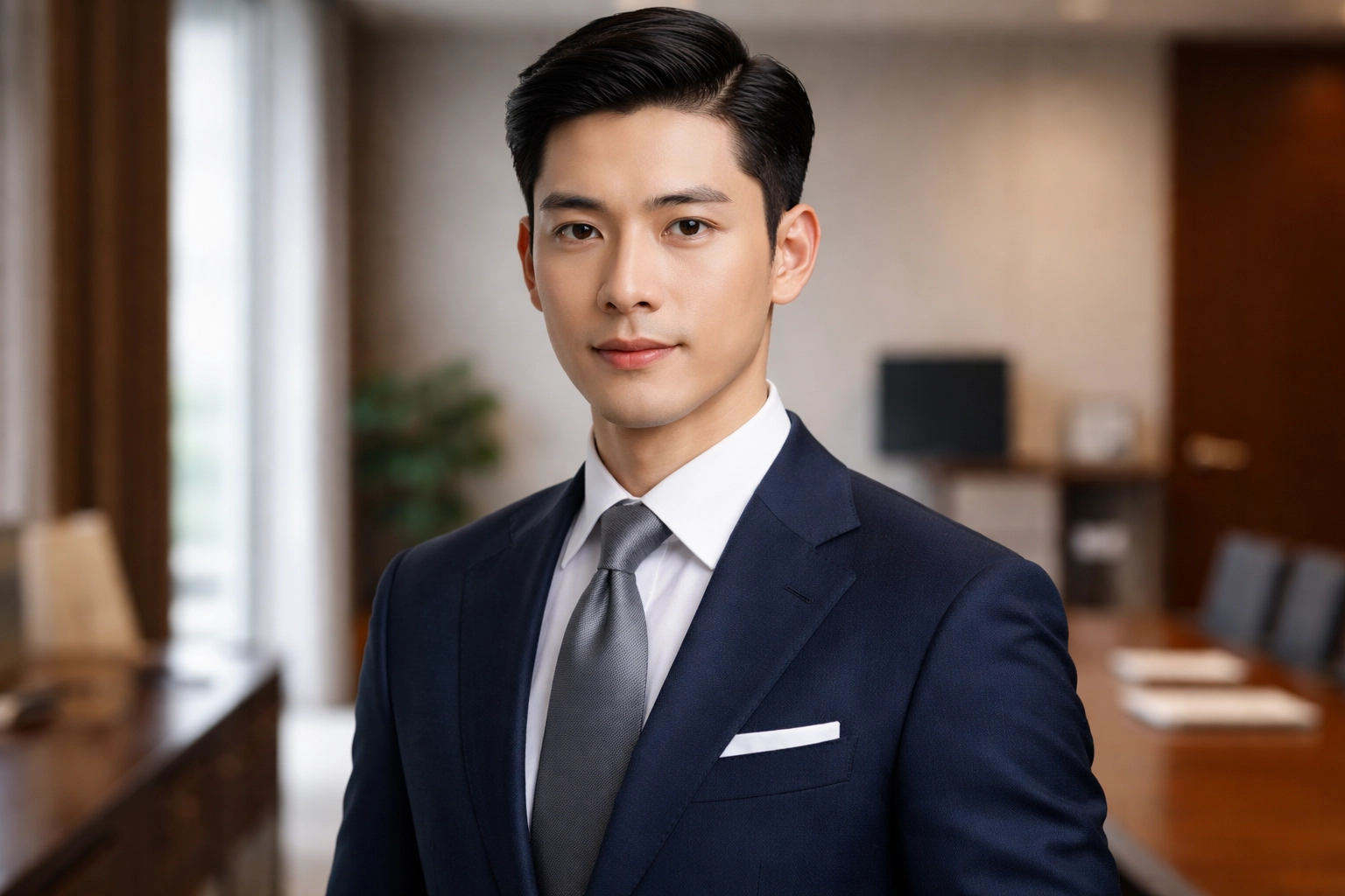 Side Part Classic Look