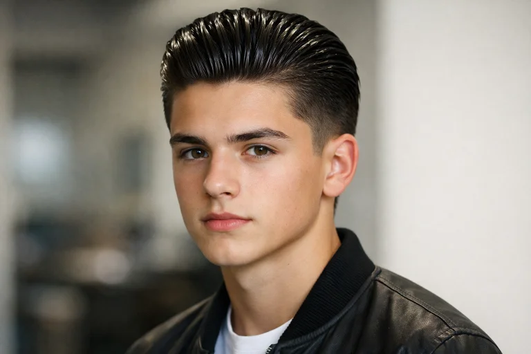 Slick Back Hairstyle